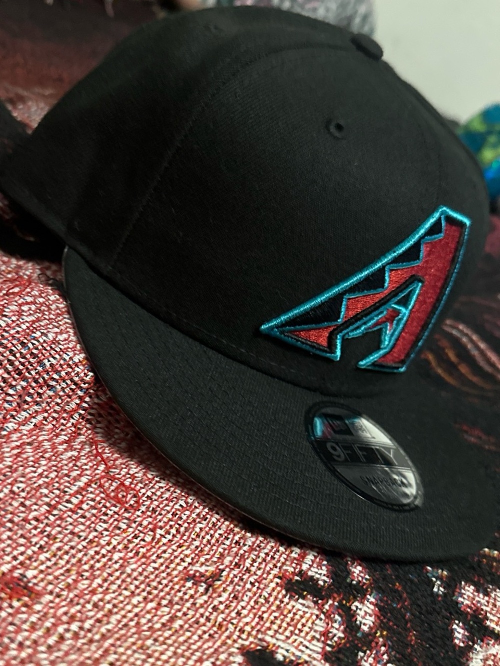 New Era AZ Baseball Cap with Teal-Outlined Never Worn